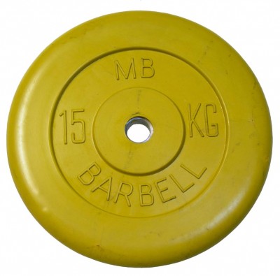 Обрезиненный диск 15 кг   D-26